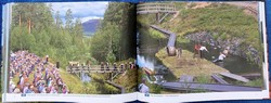 Uppslag från boken Bilder från Ljøradalføret
