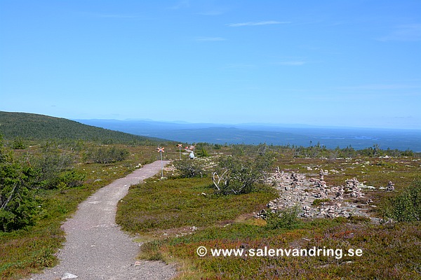 Utsikten från Östfjället norrut